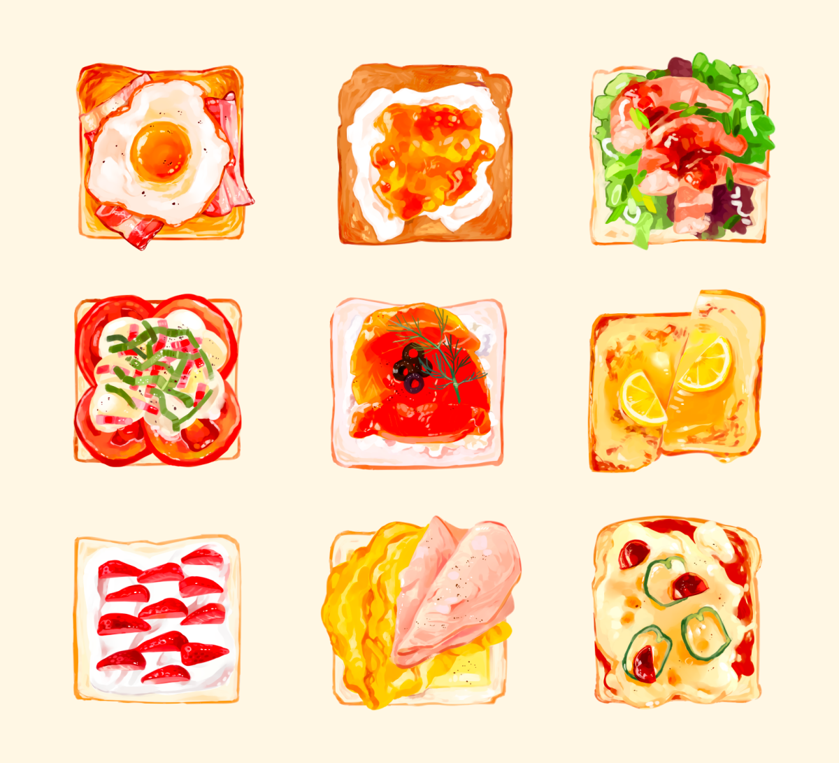 Акварельные Стикеры