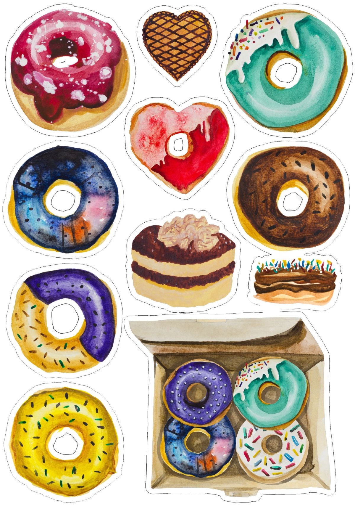 Красивые наклейки для ЛД