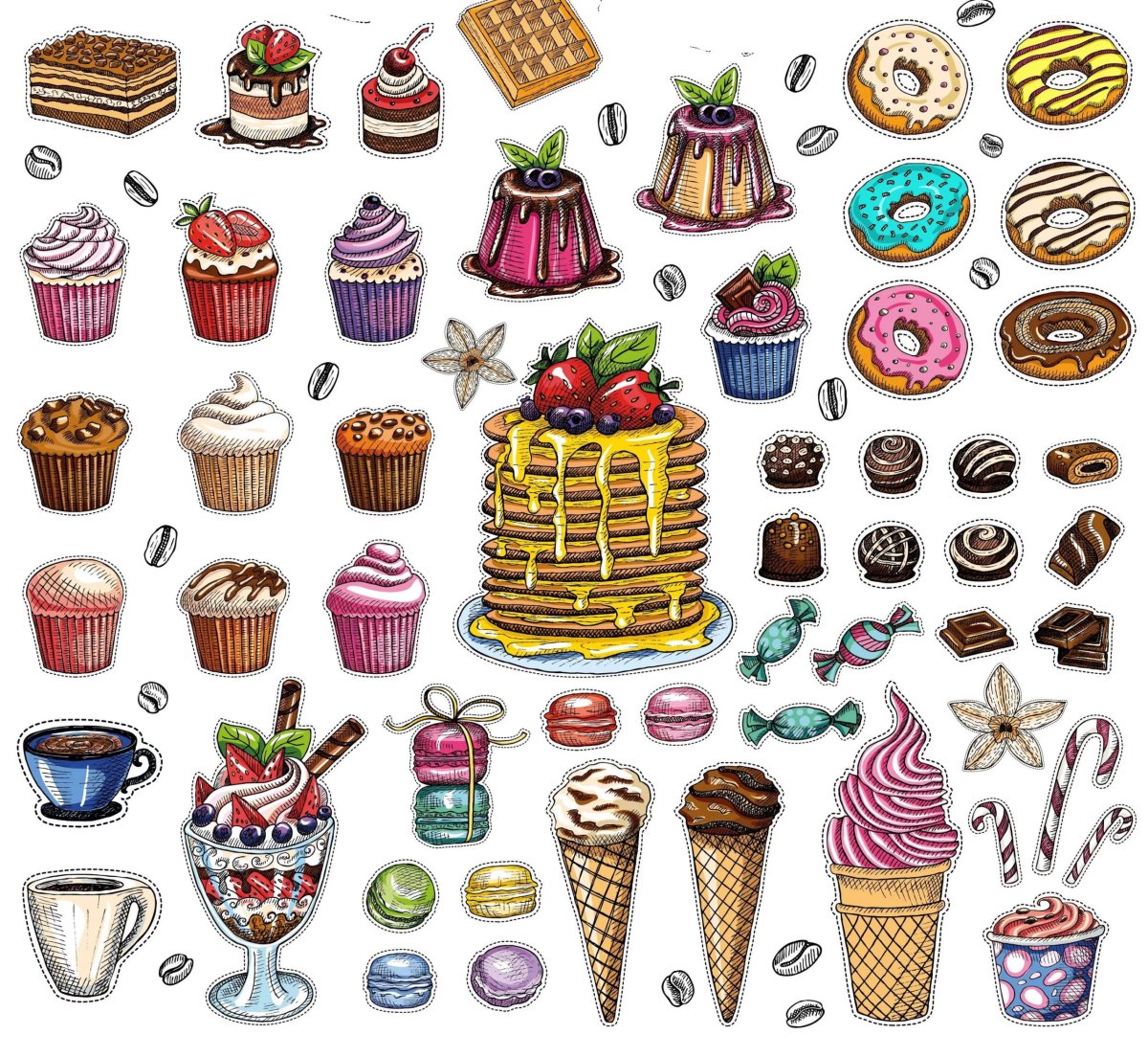 Стикеры для распечатки