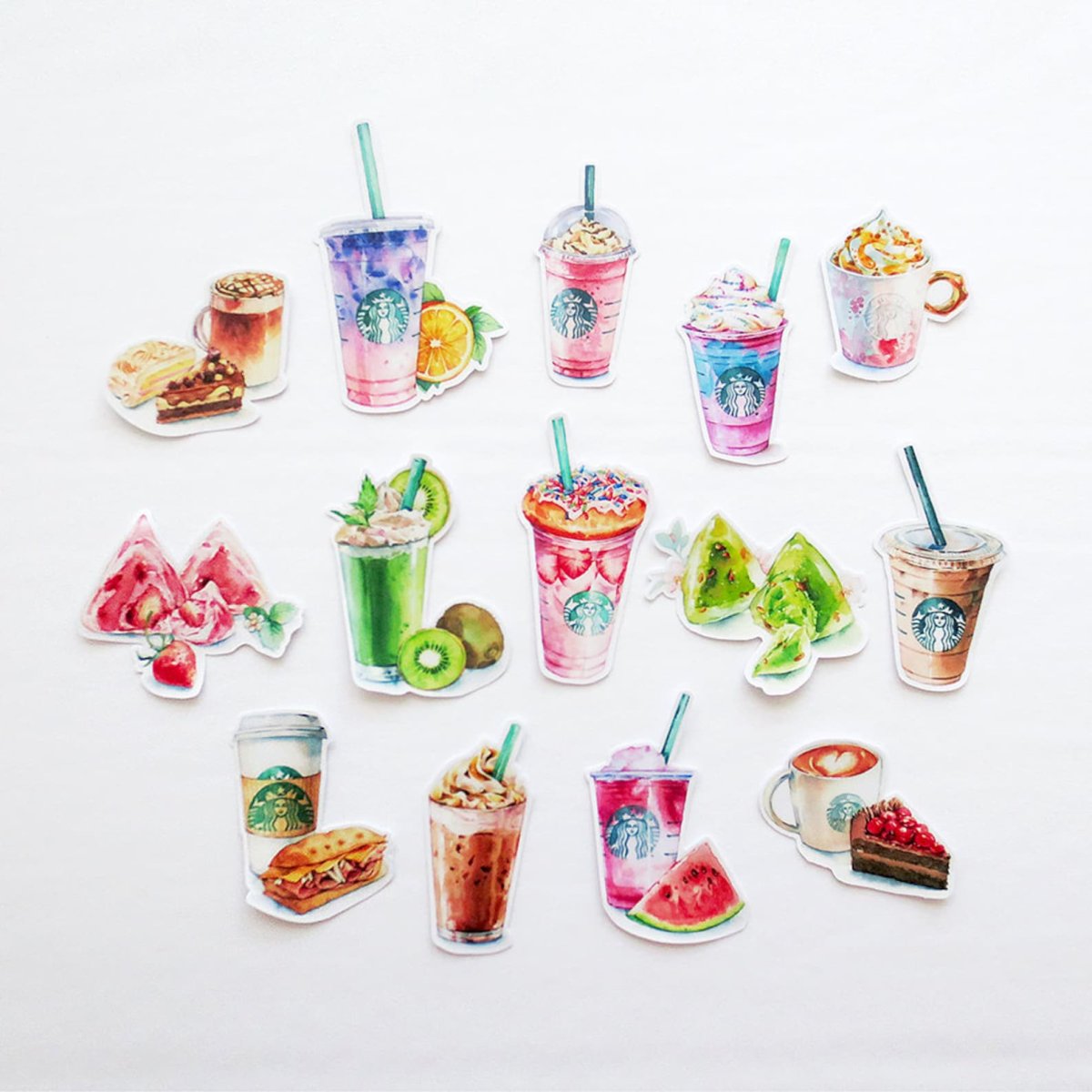 Наклейки коктейли