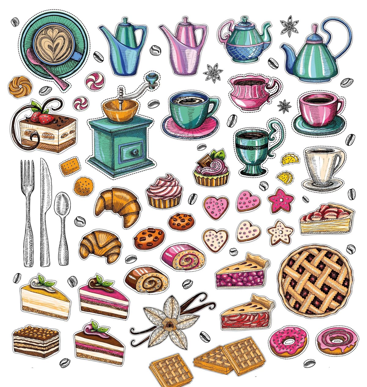 Стикеры для распечатки