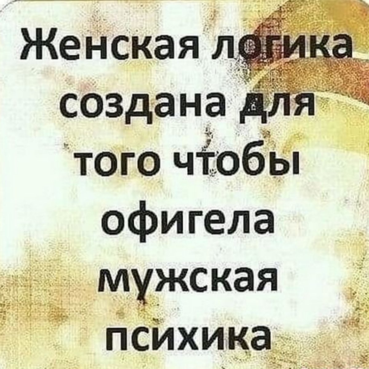 Высказывания о женской логике