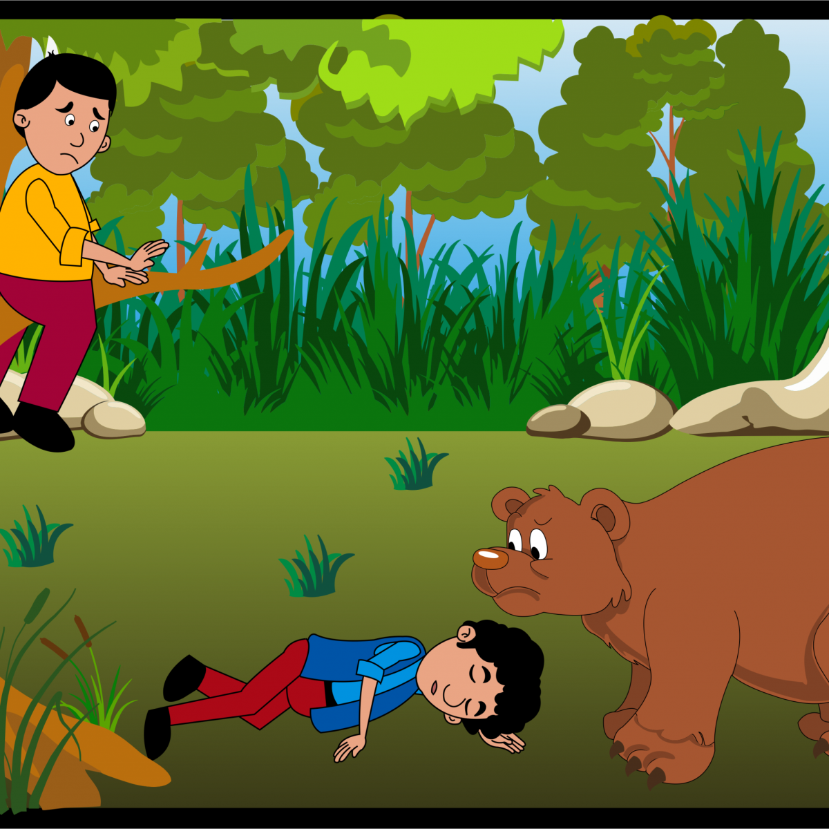 Басня Толстого 2 товарища