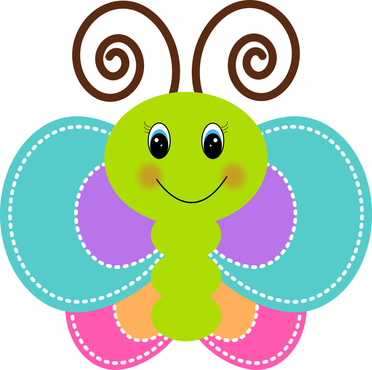 Цветы мультяшные