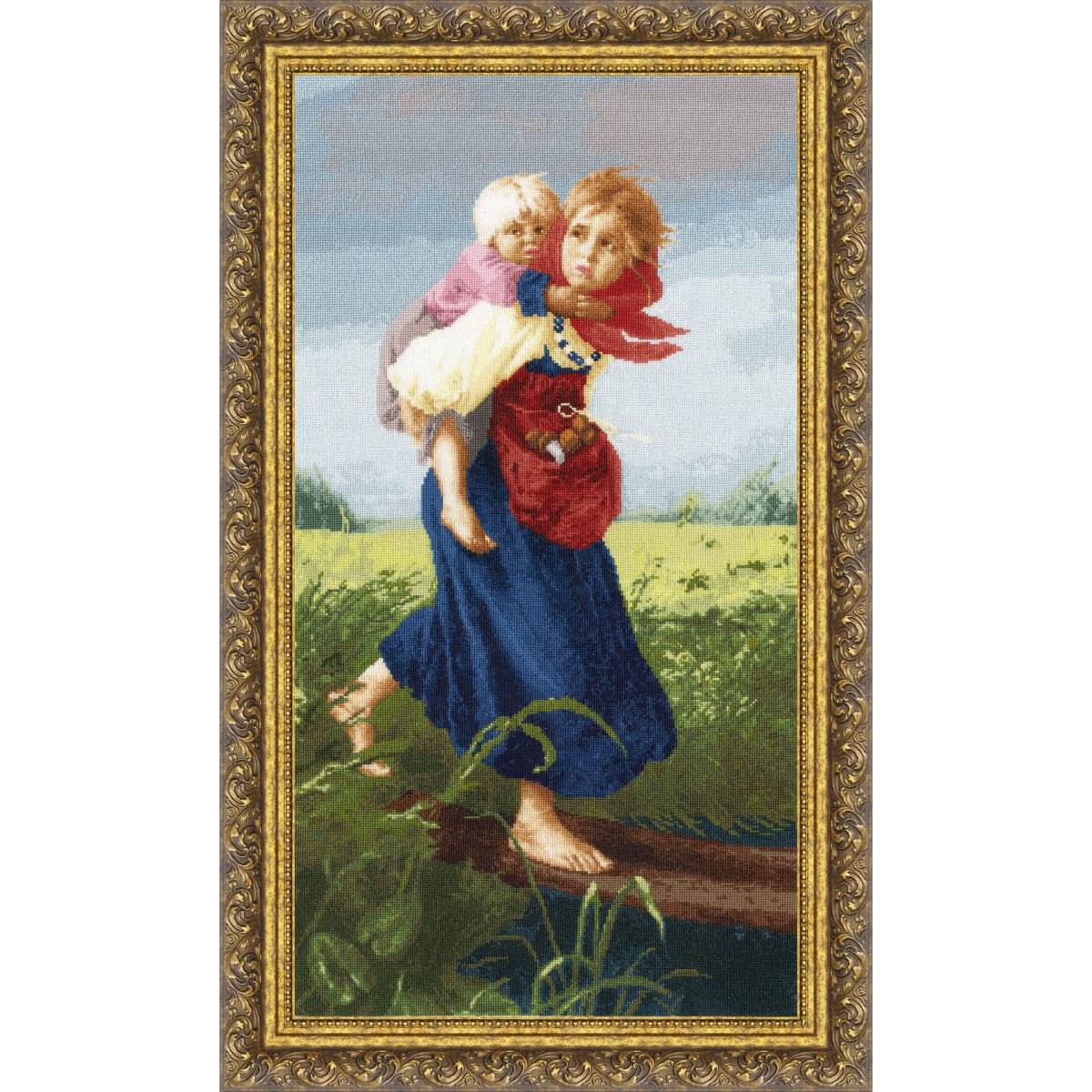 Дети бегущие от грозы золотое Руно отшив