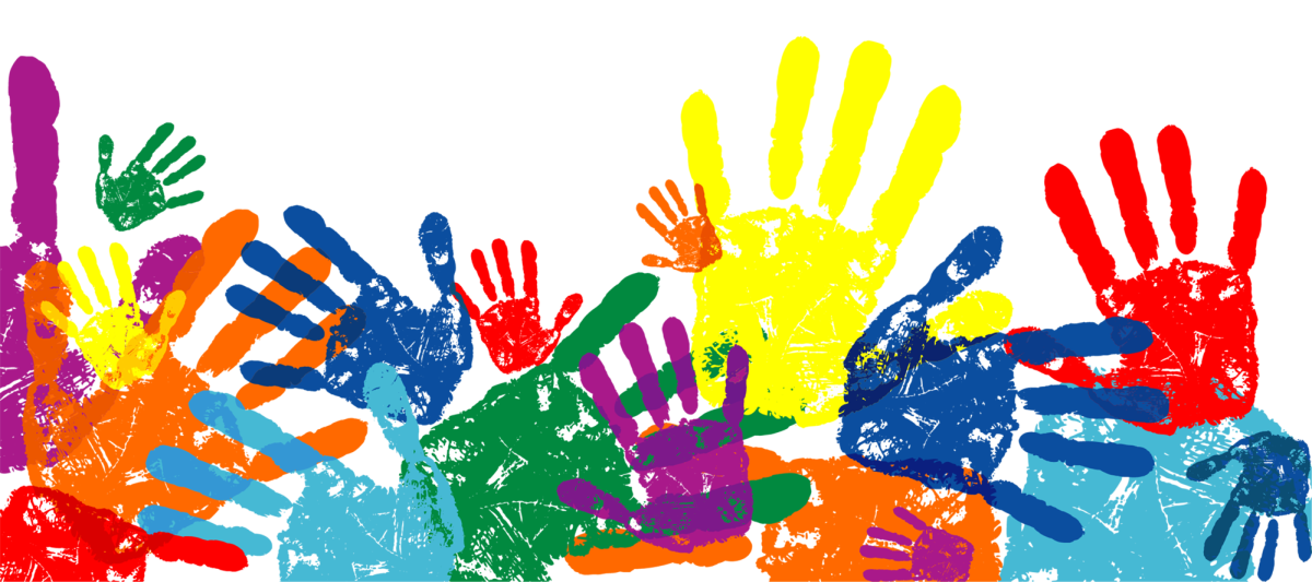 Разноцветные ладошки