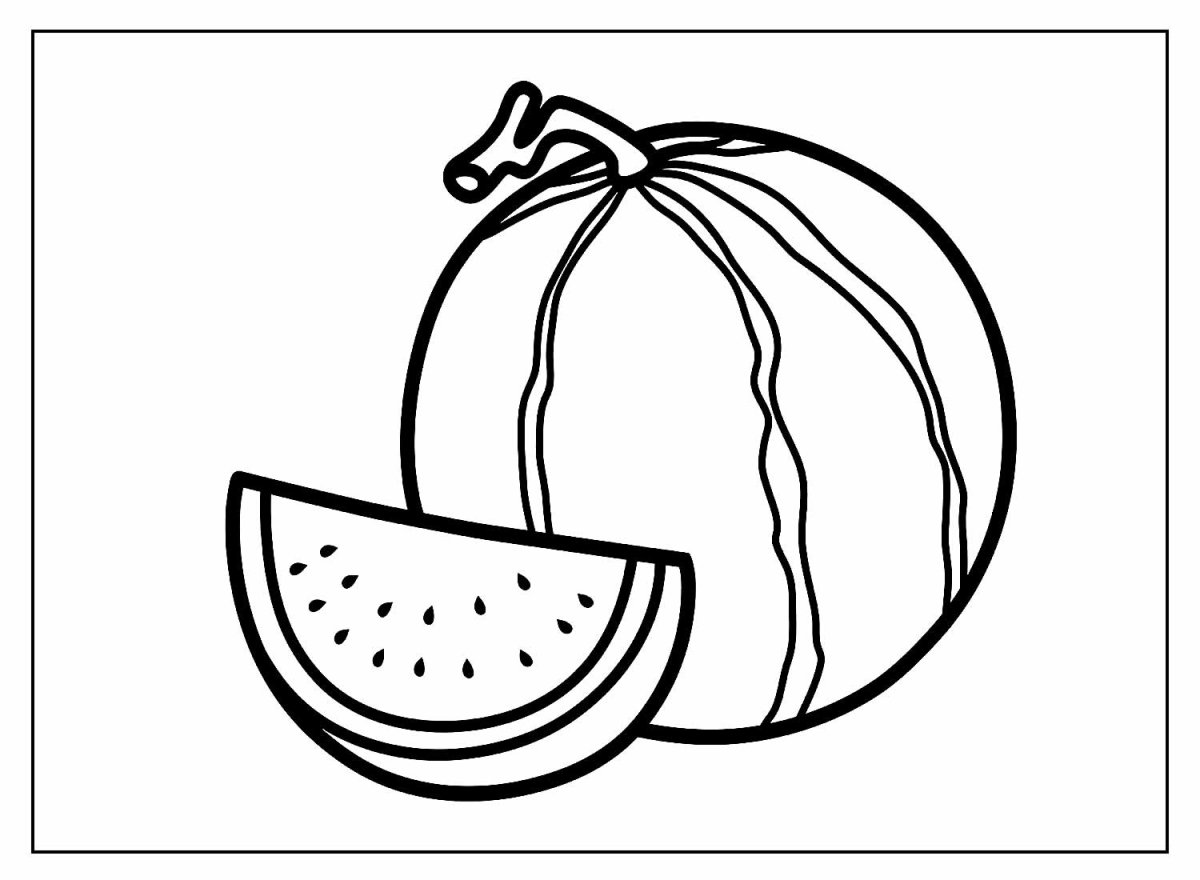 Арбуз Графика рисунок
