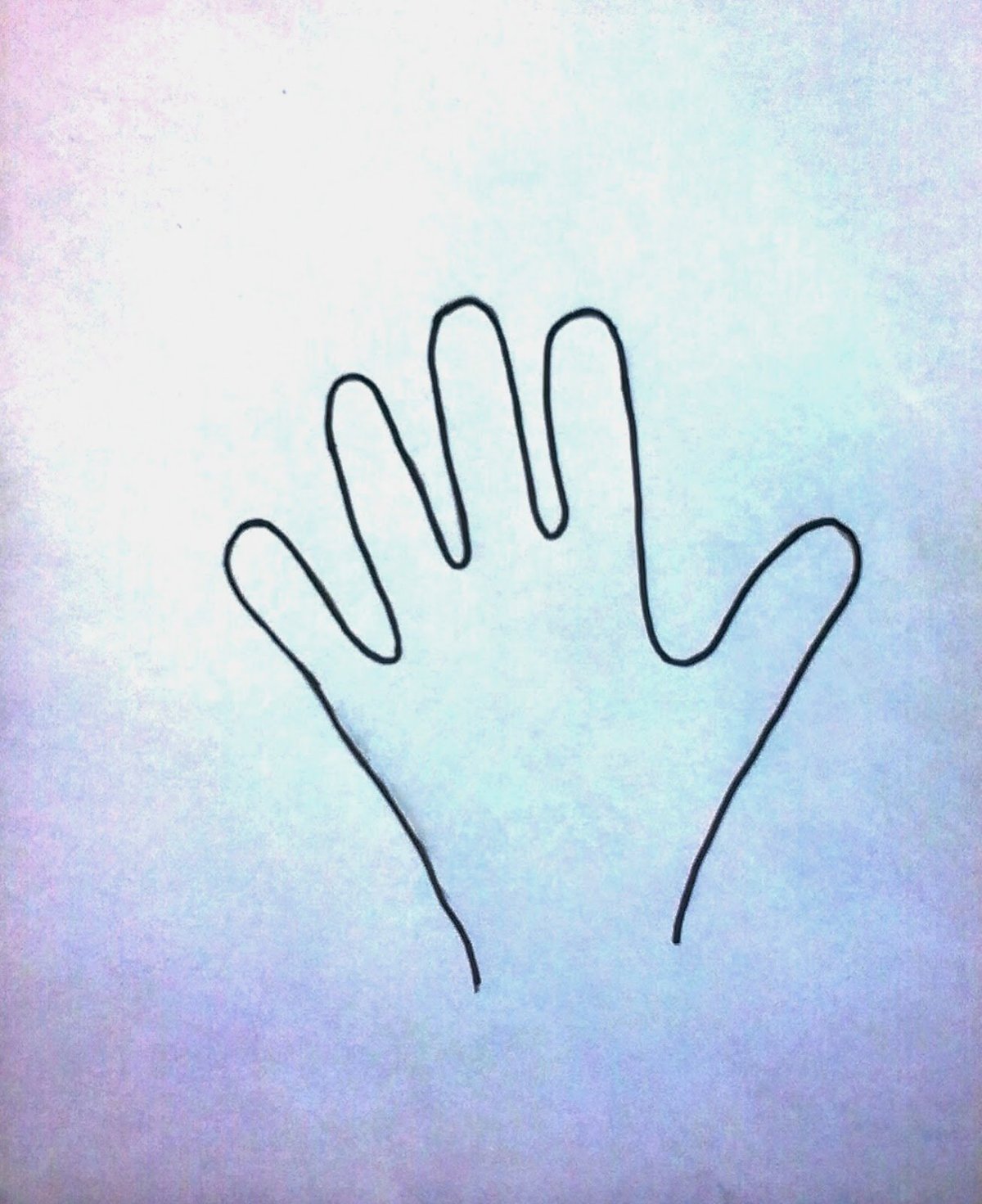 Ладошки черно белые