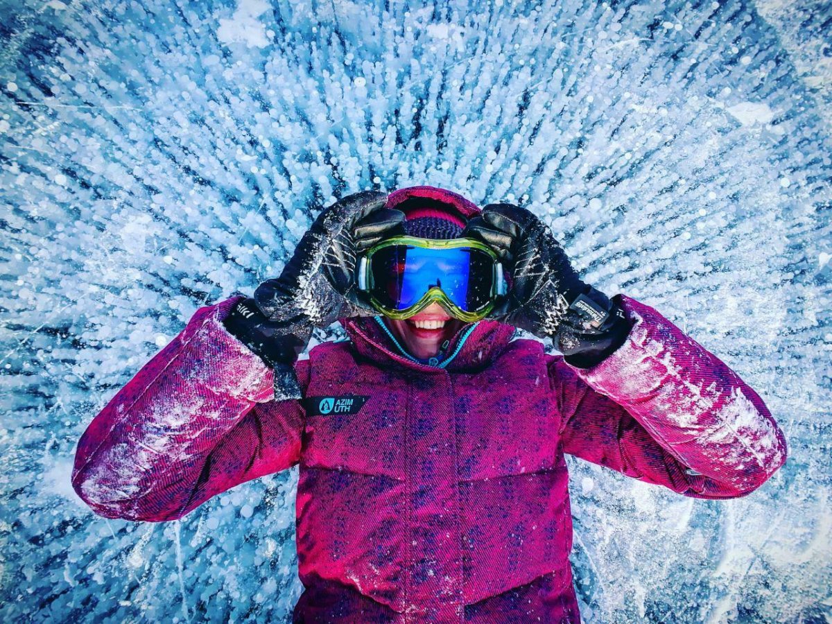 Фотосессия на зимнем Байкале