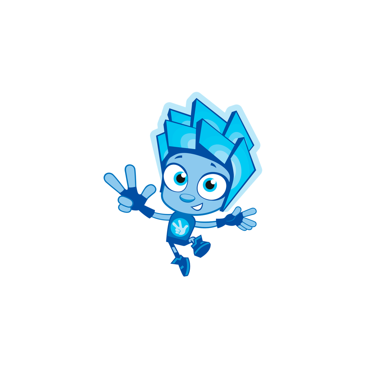 Фиксики на белом фоне