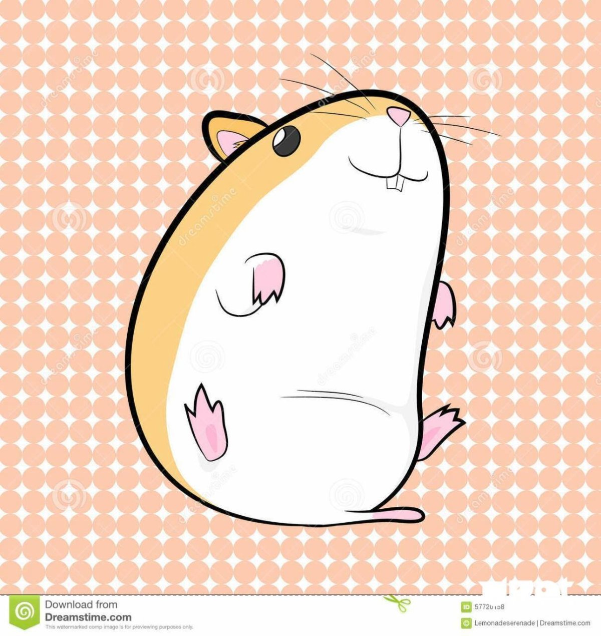 Милые хомячки для срисовки