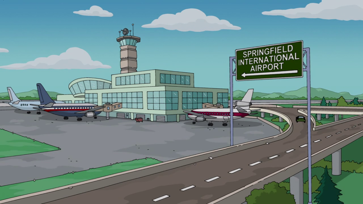 Симпсоны аэропорт