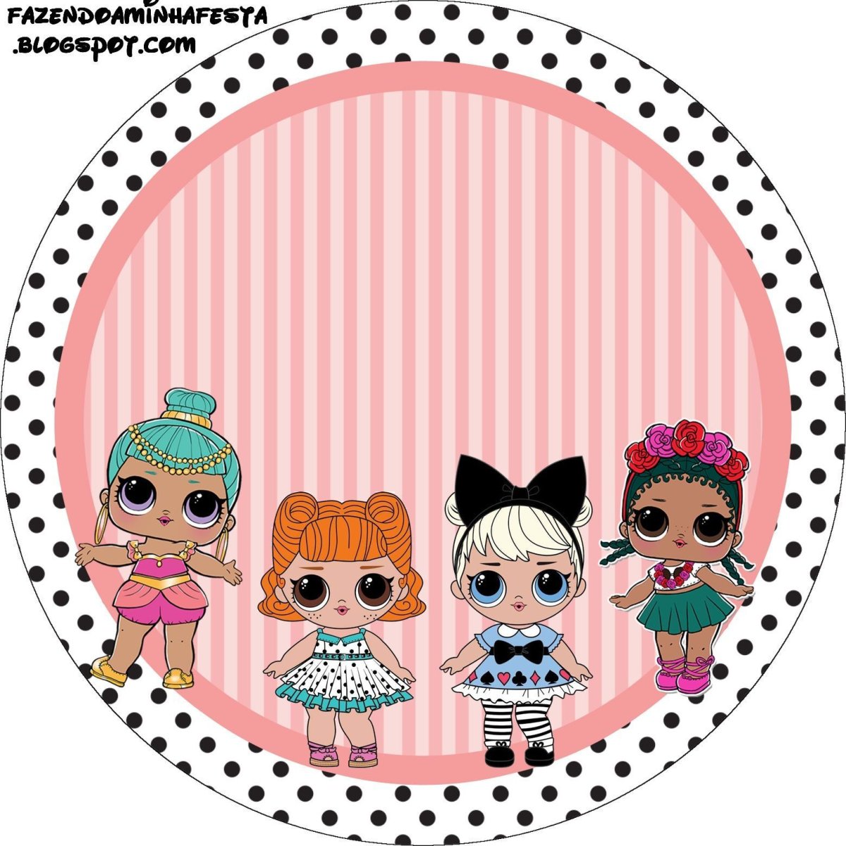 Куклы ЛОЛ В круге