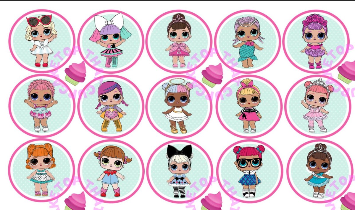 Куклы ЛОЛ для топперов