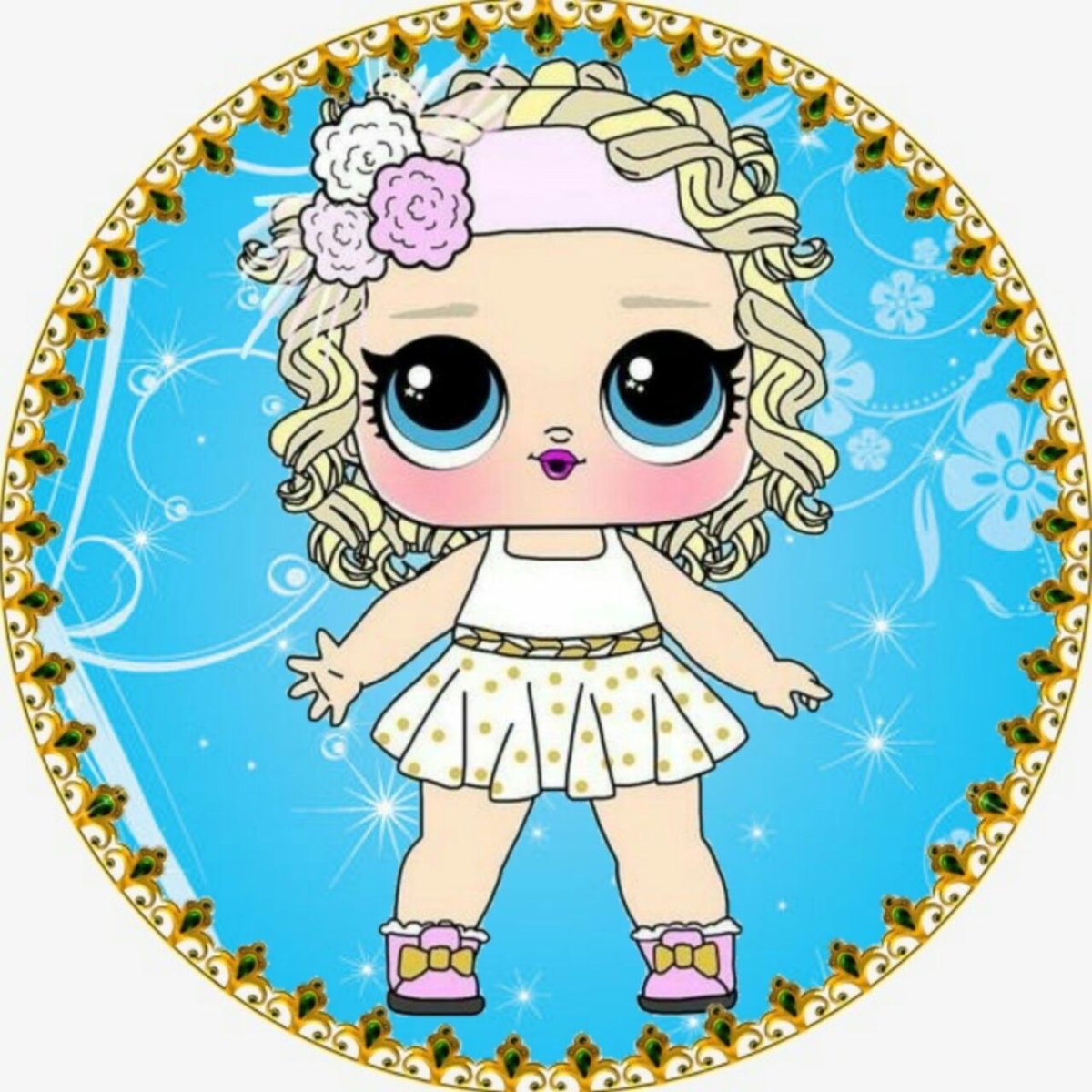 ЛОЛ Снегурочка под эпоксидку