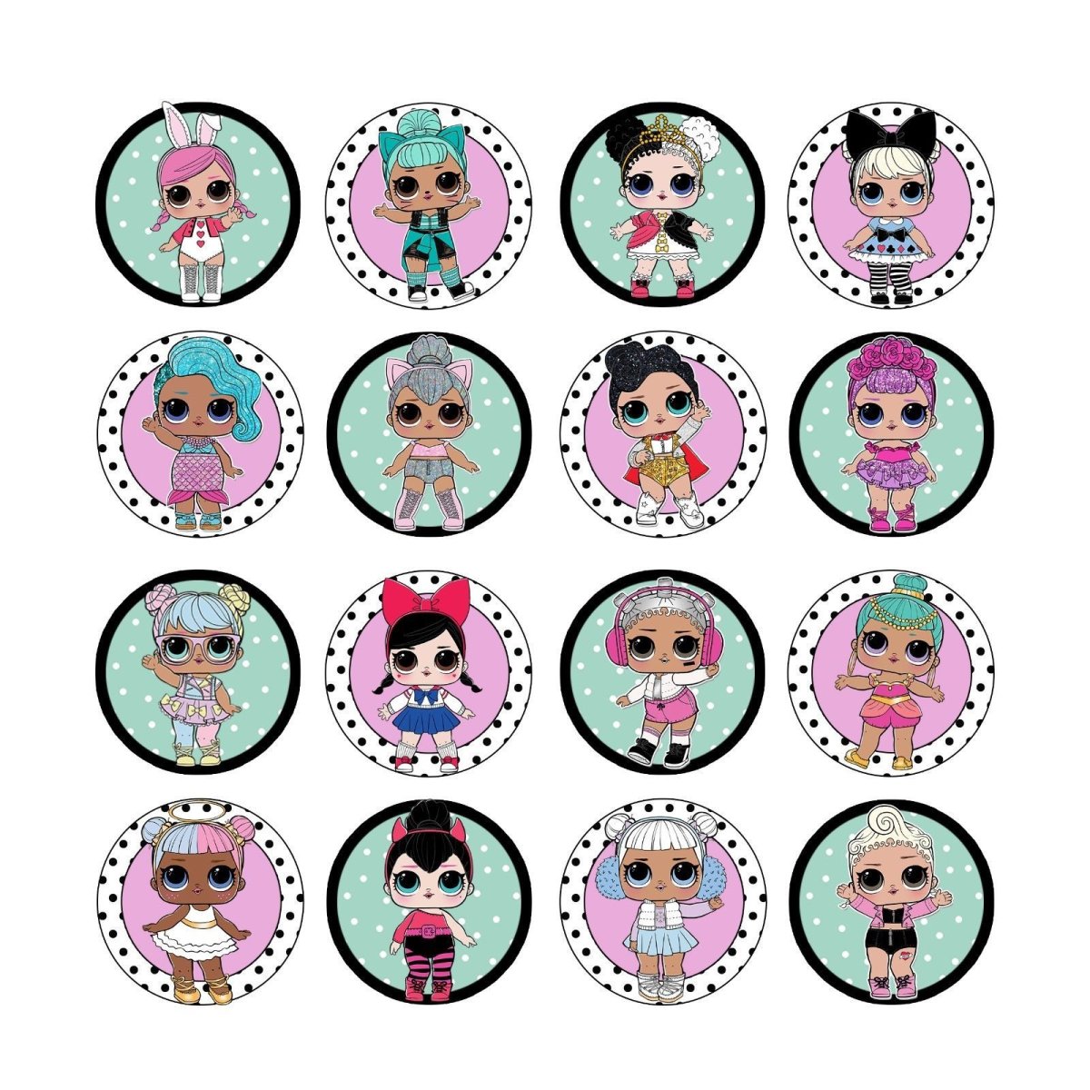 Куклы ЛОЛ В круге