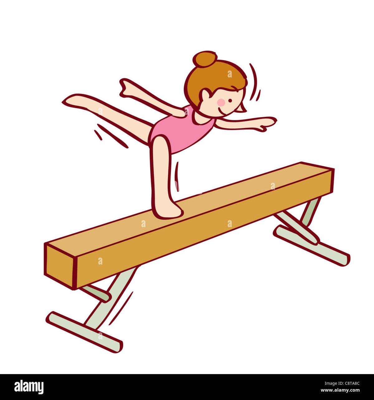 Гимнастический снаряд бревно