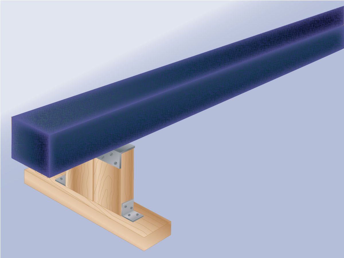 Гимнастическое бревно для детей