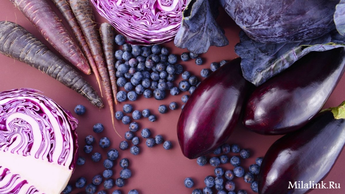 Фиолетовые продукты