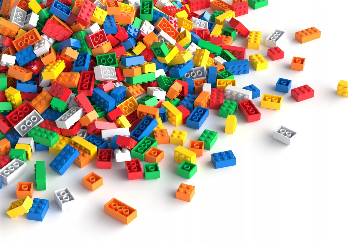 Разбросанное лего