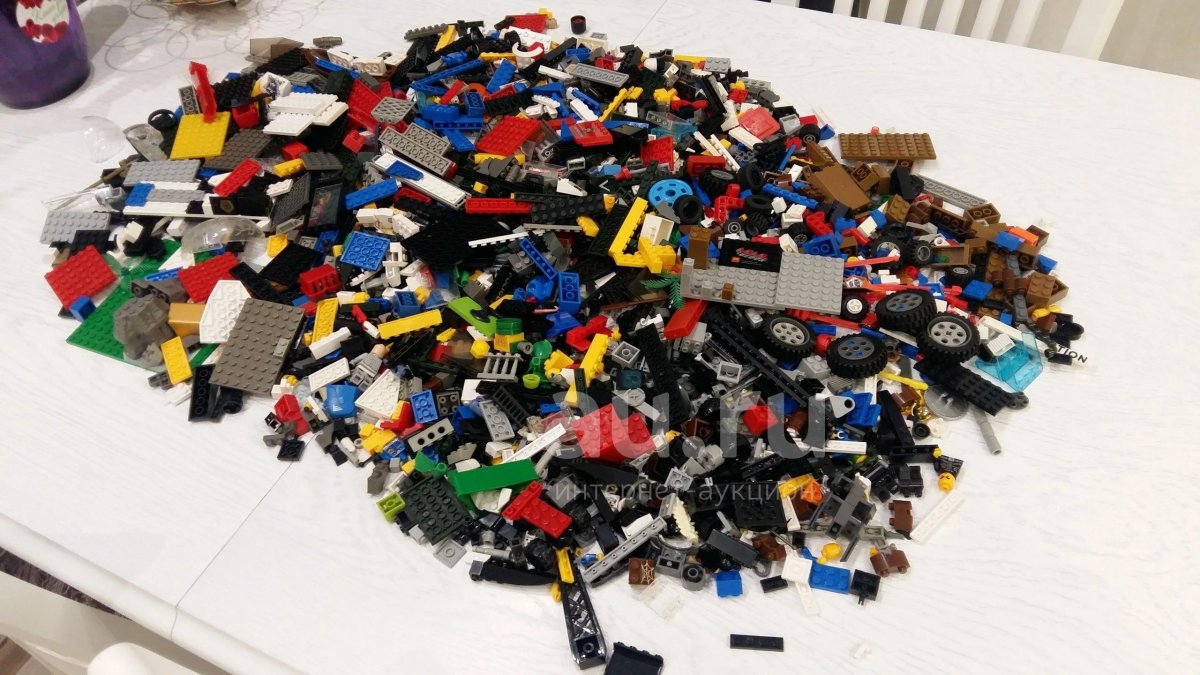 Куча лего деталей