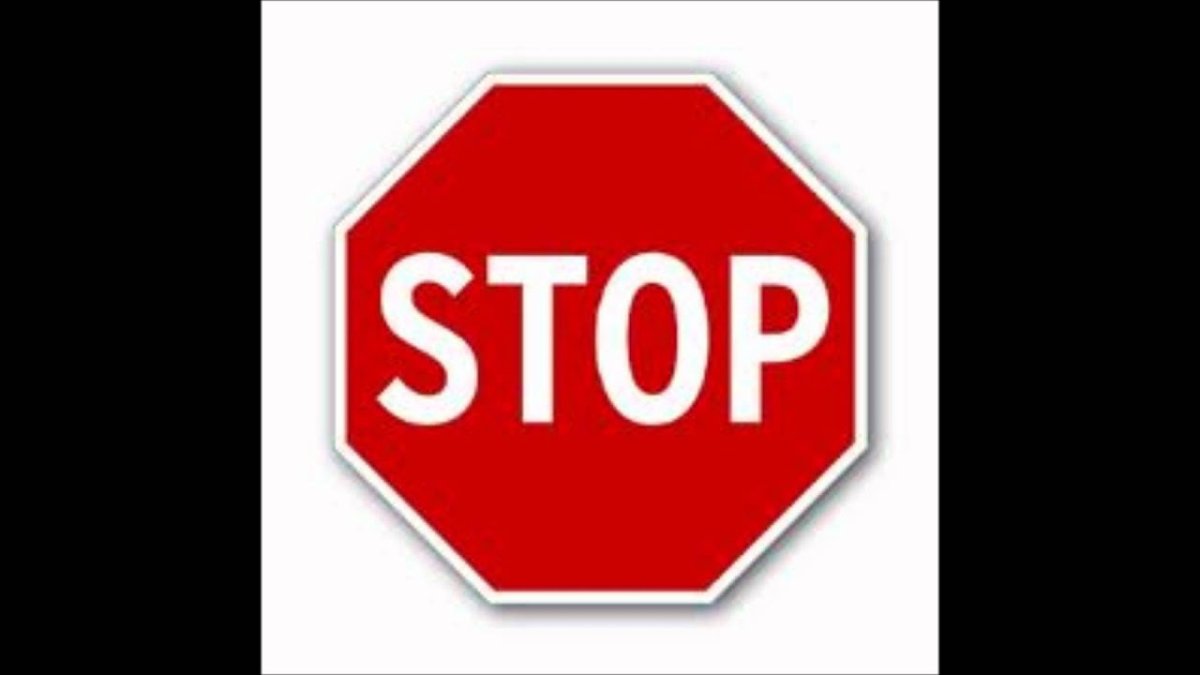 Знак стоп ПДД