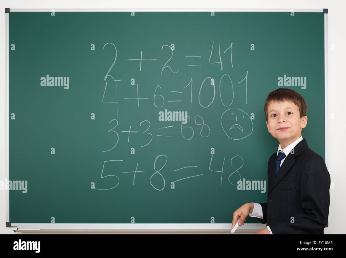 Ученик рассказывает у доски