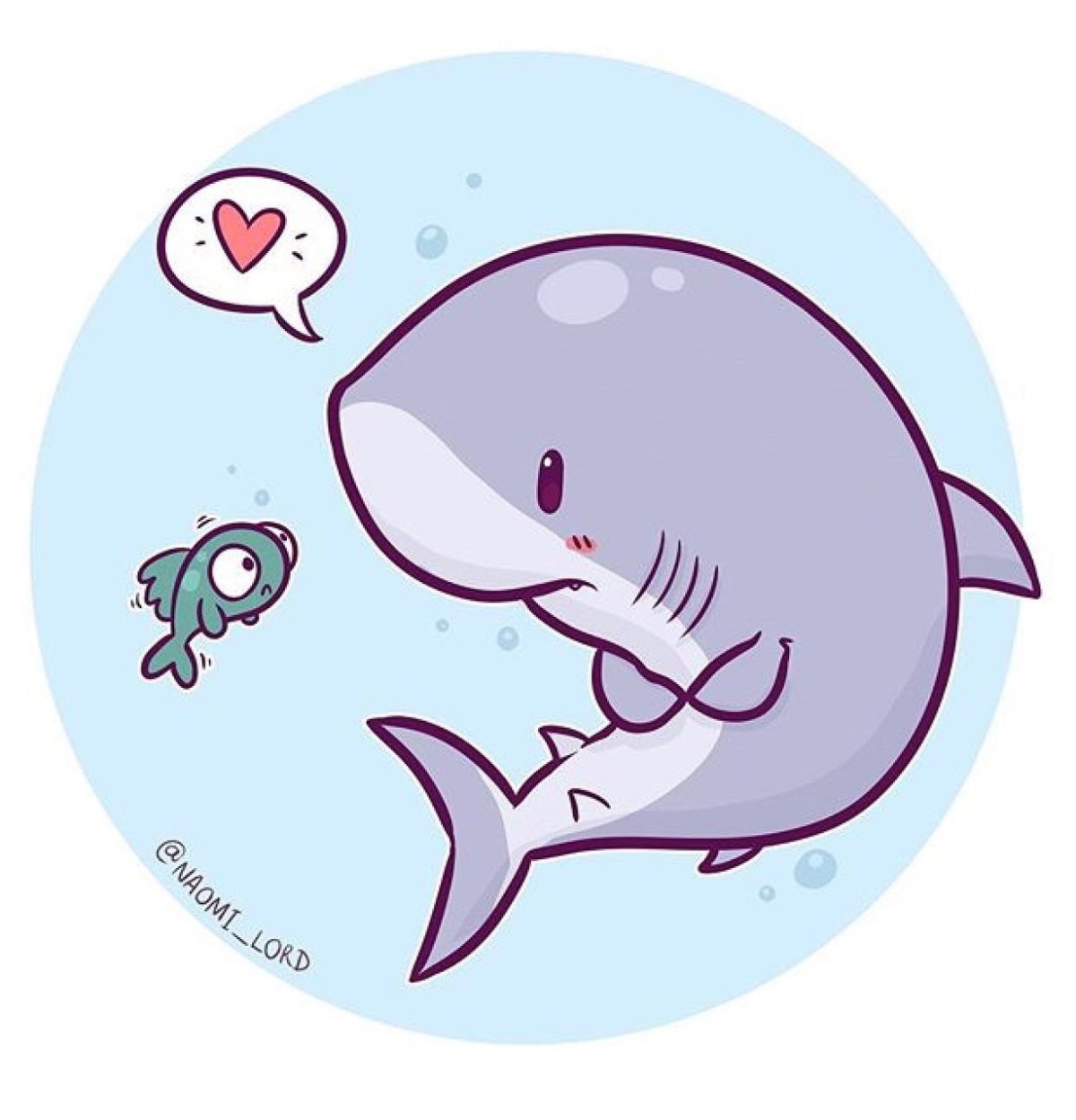 Акула персонаж вектор