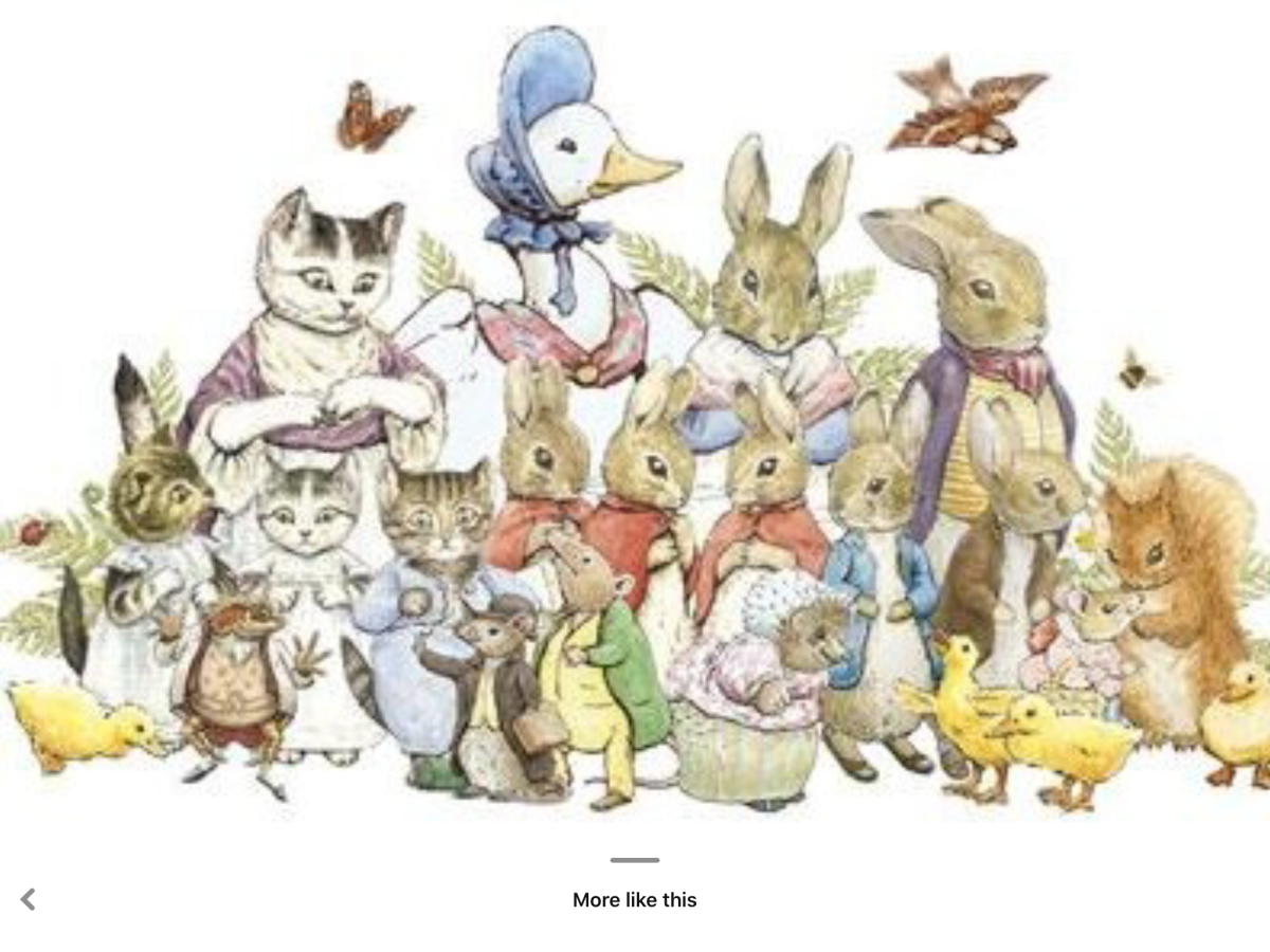 Кролик Питер Беатрис Поттер зима