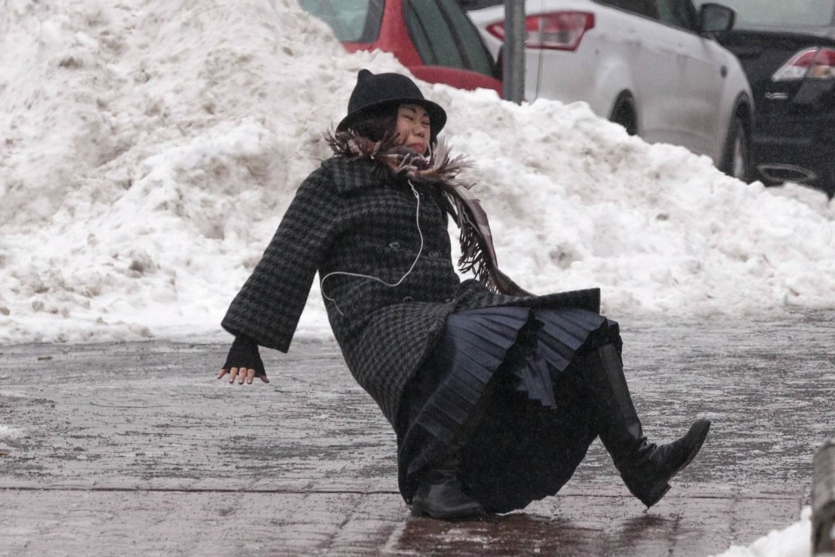 Памятка гололед