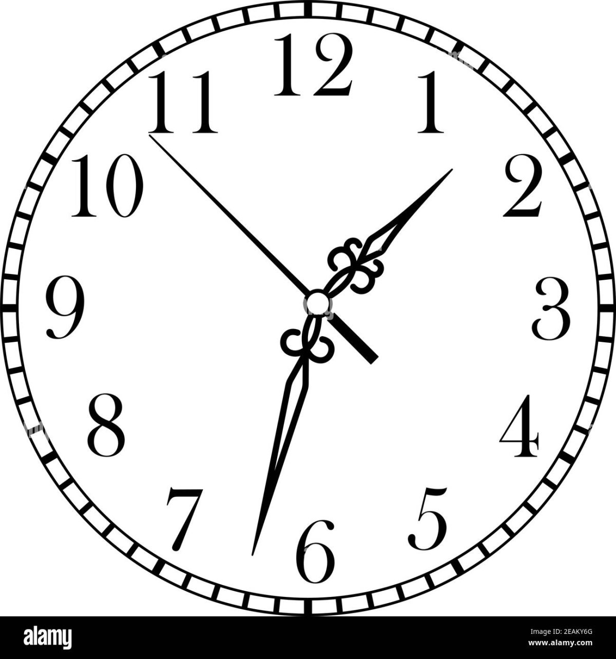 Часы рисунок