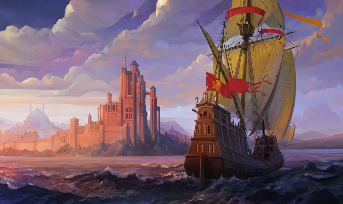 Сказочный парусник