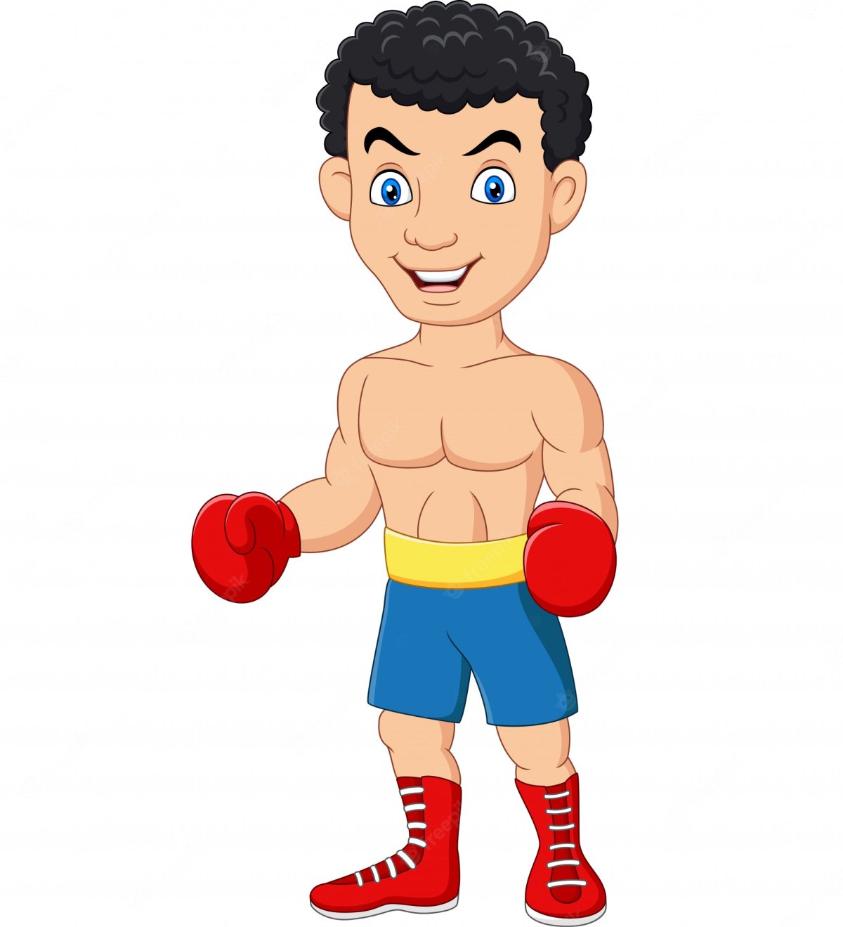 Мальчик боксер мультик