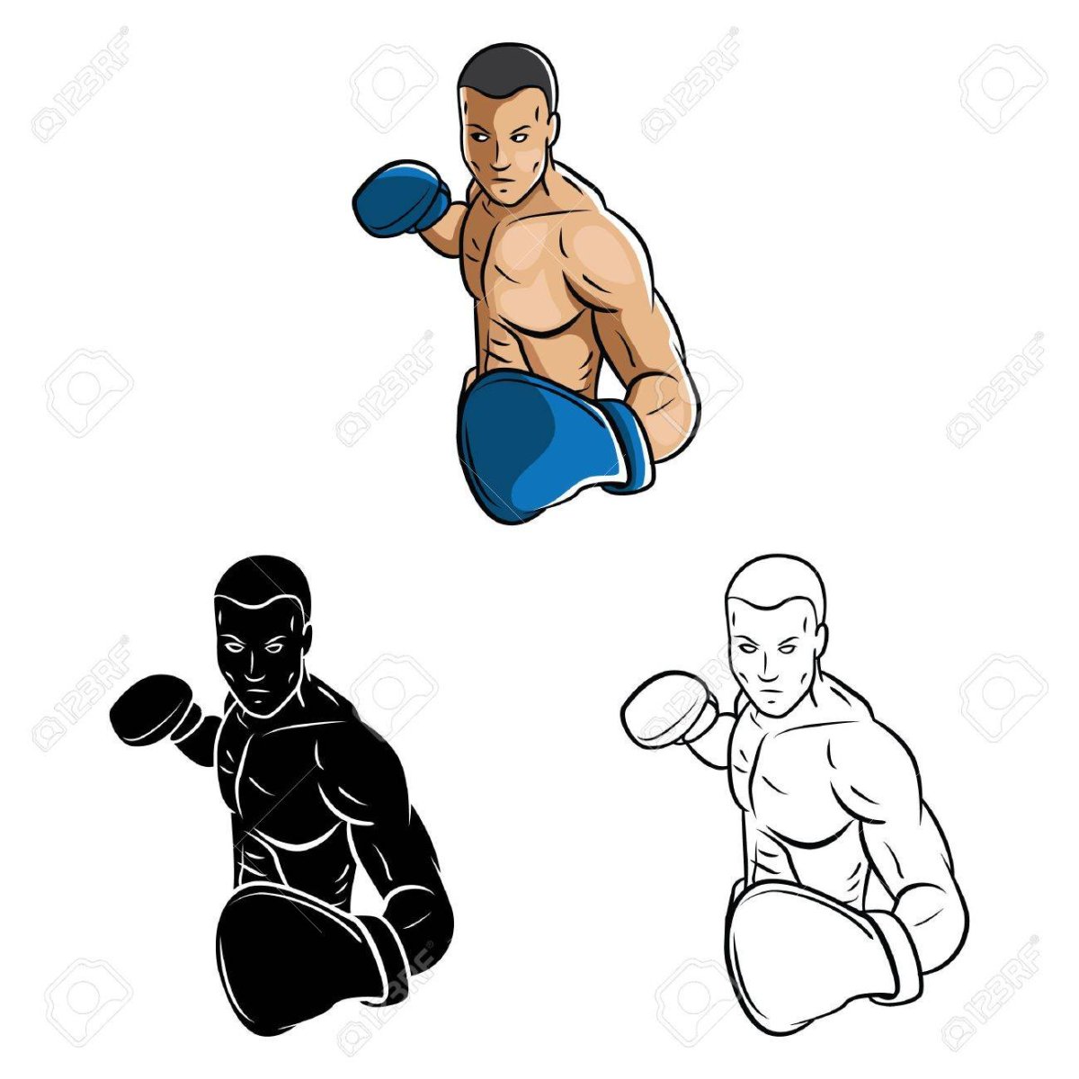 Мультяшные боксеры