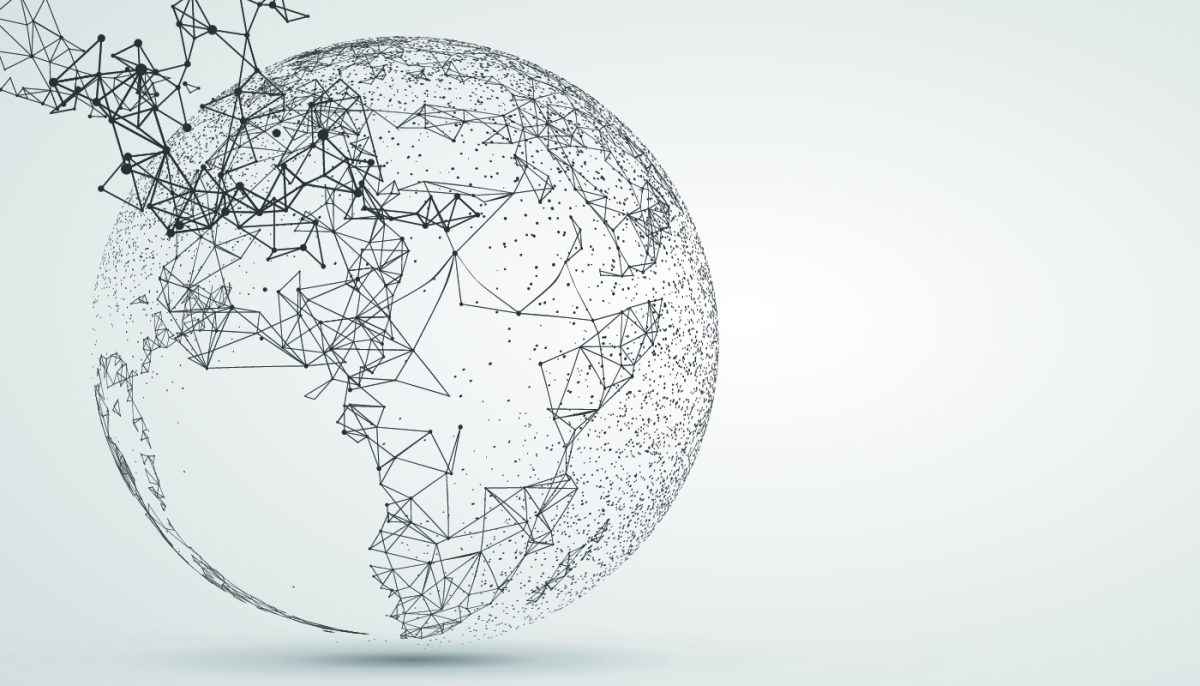 Белый круг на черном фоне