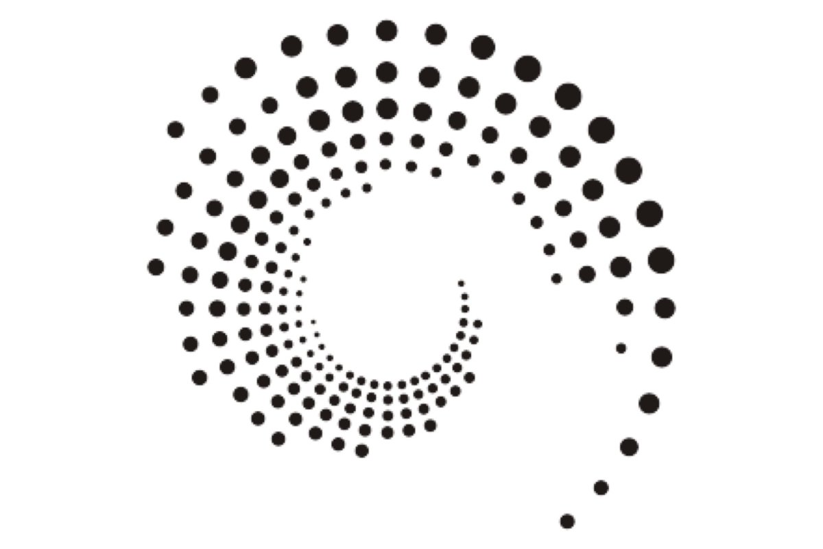 Круг из точек