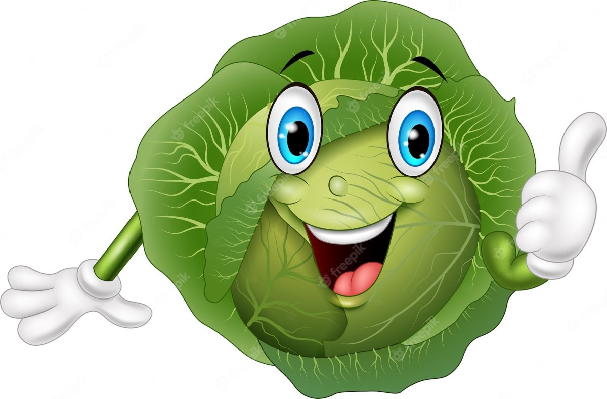 Капуста с глазками для детей