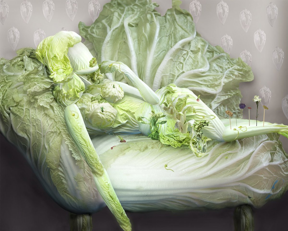 Инсталляция из овощей