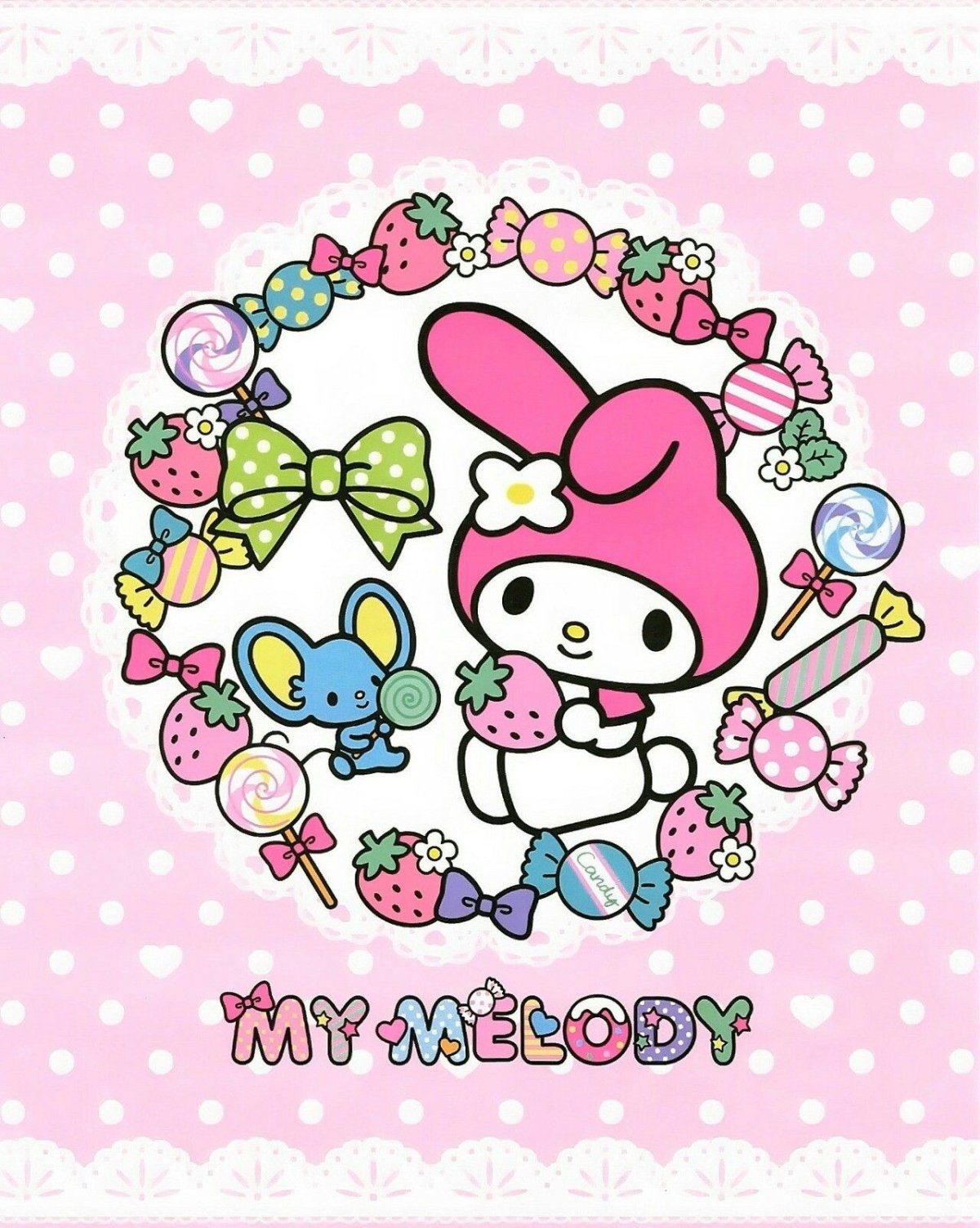 Мелоди Хелло Китти наклейки