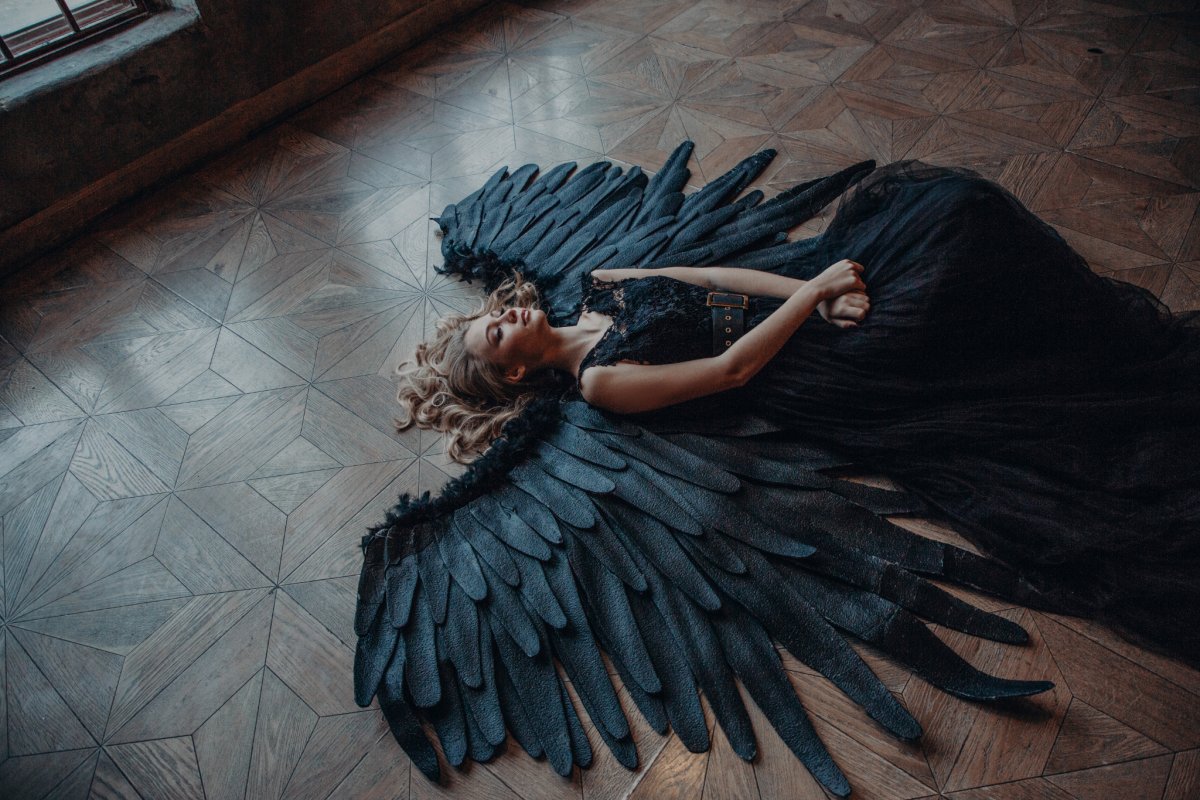 Фотосессия в стиле Падший ангел