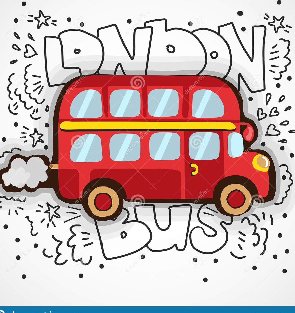 Английский автобус рисунок