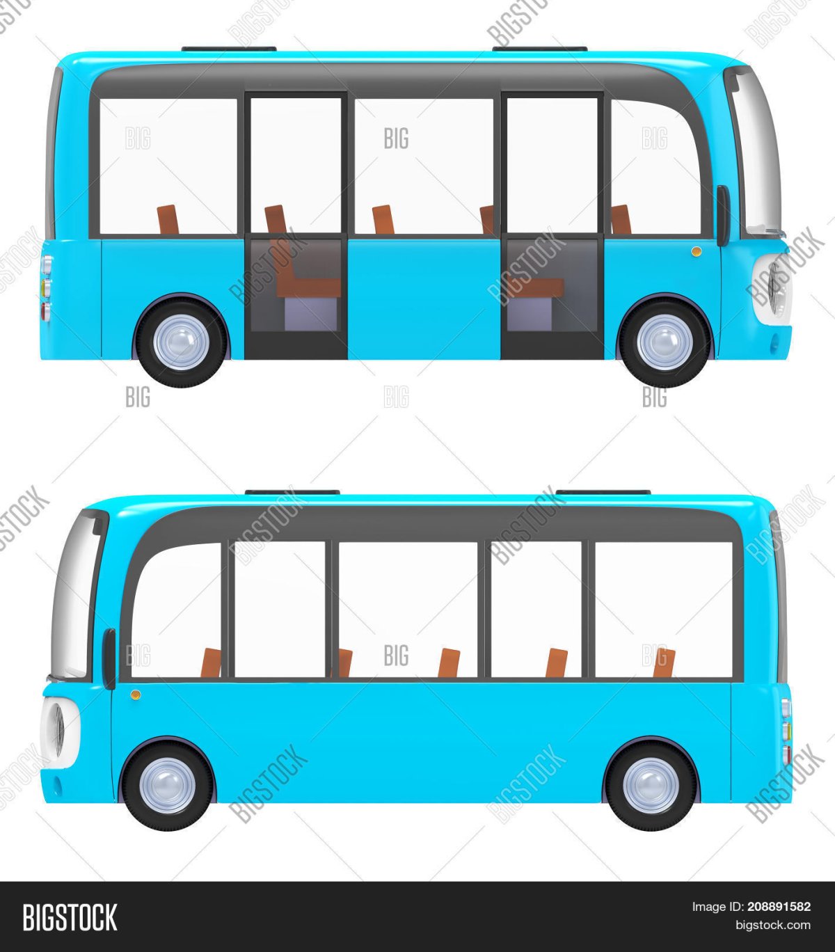 Автобус кузов вектор