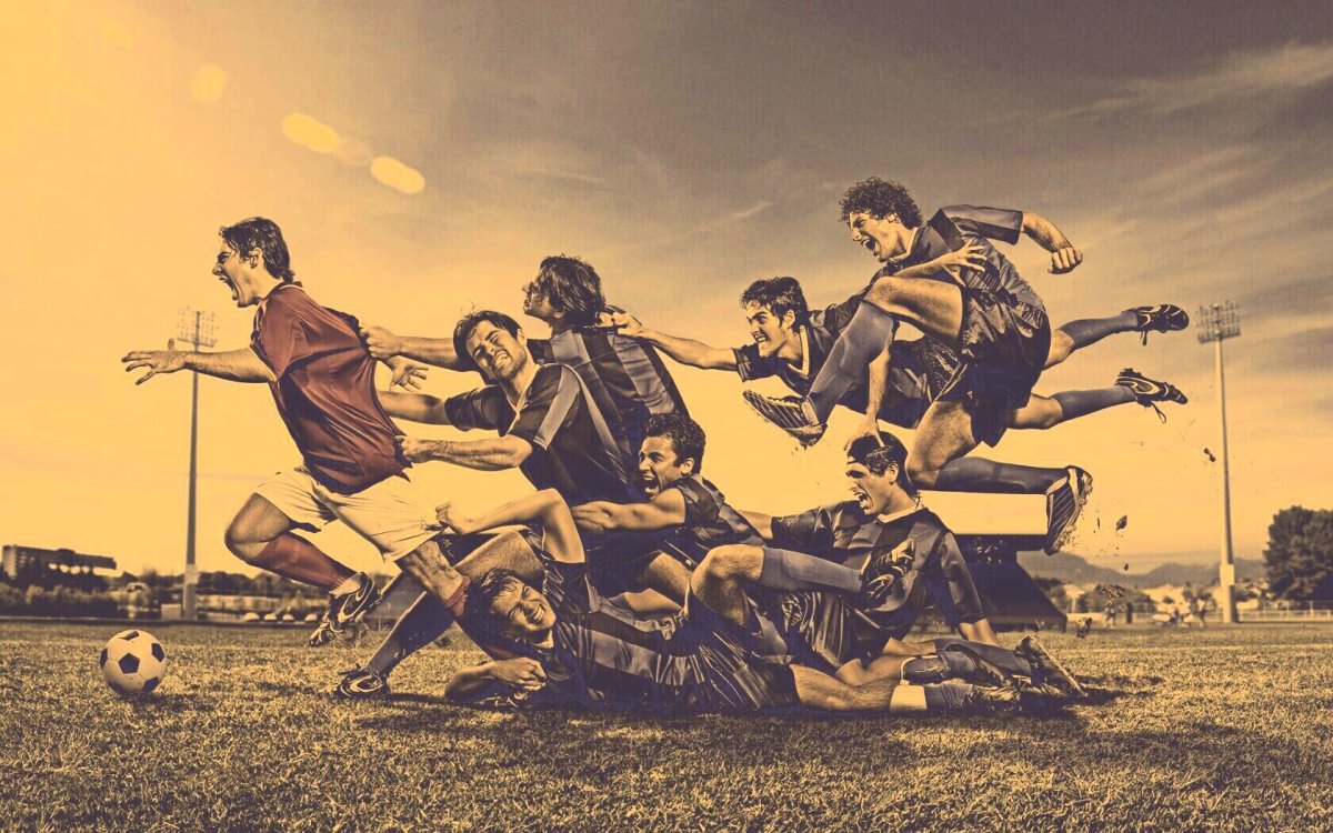 Обои прикольные футбол