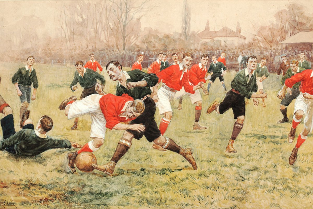 Футбол в Англии 12 век