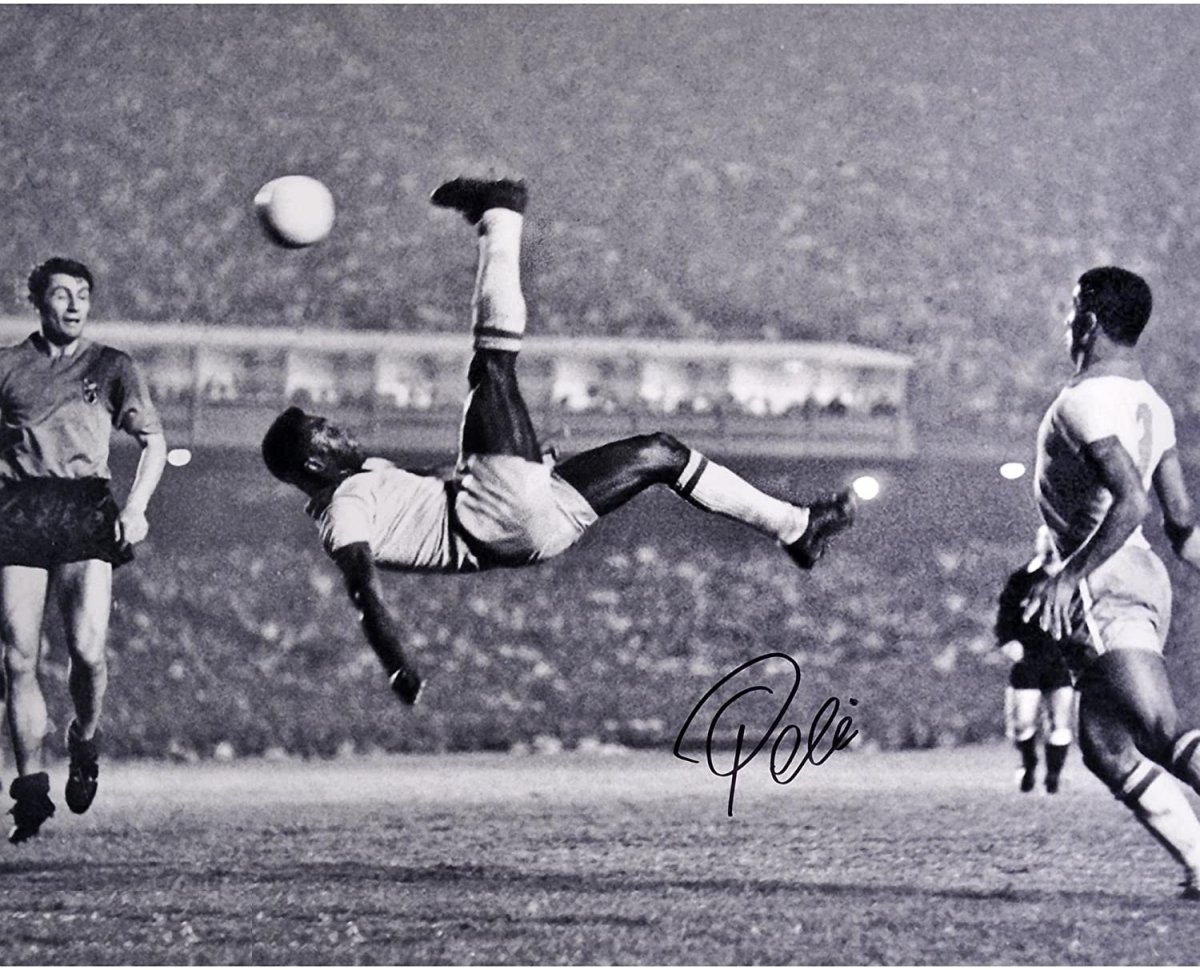 Знаменитый удар Пеле на стадионе Маракана