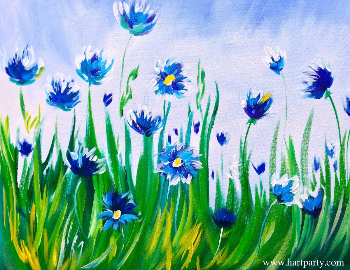 Ханс Эмменеггер букет Васильков