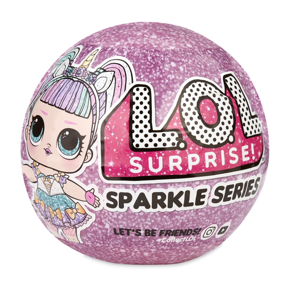 Кукла-сюрприз mga Entertainment в шаре lol Surprise 4 Decoder Lil sisters, 4 см, 552147