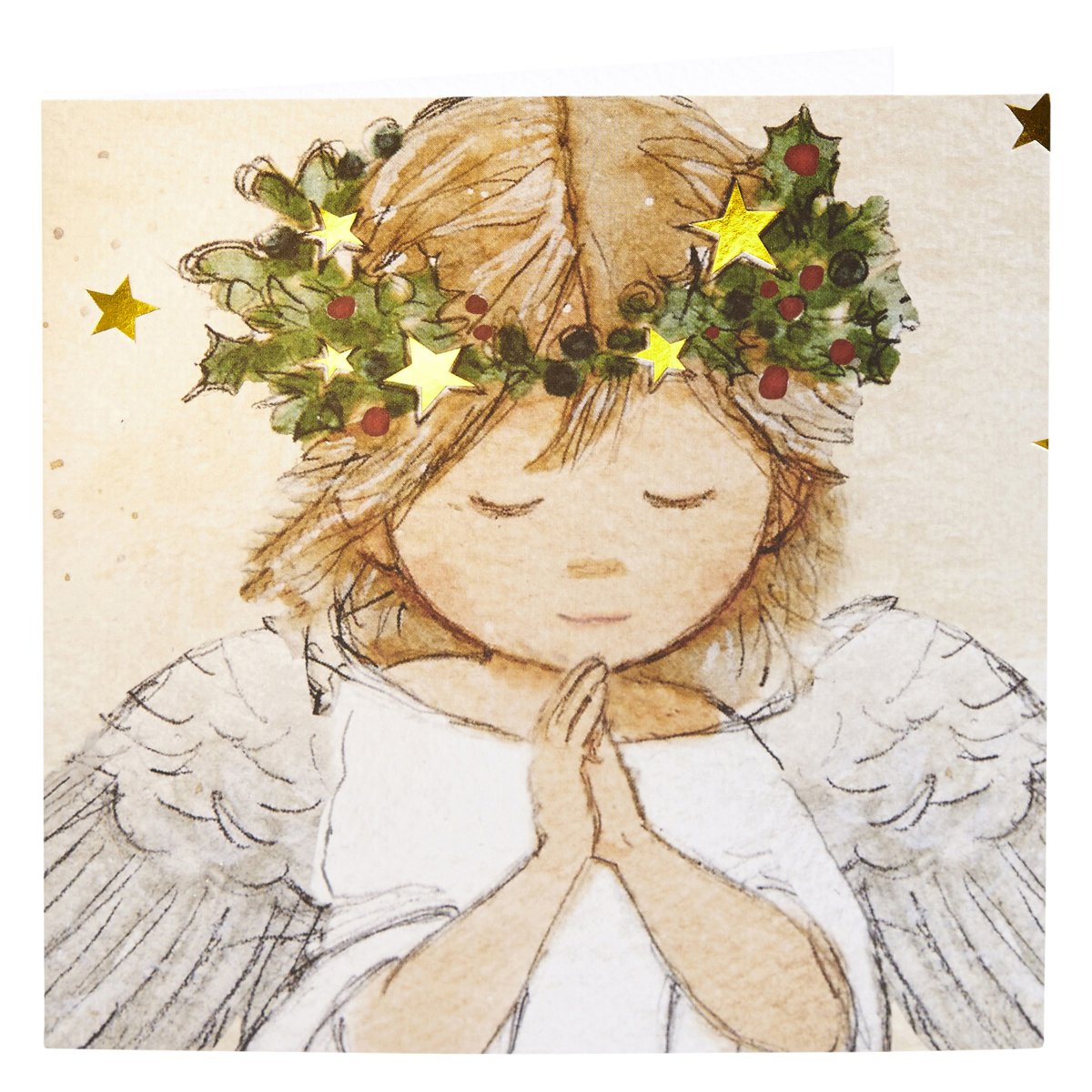 Ангелочек акварель