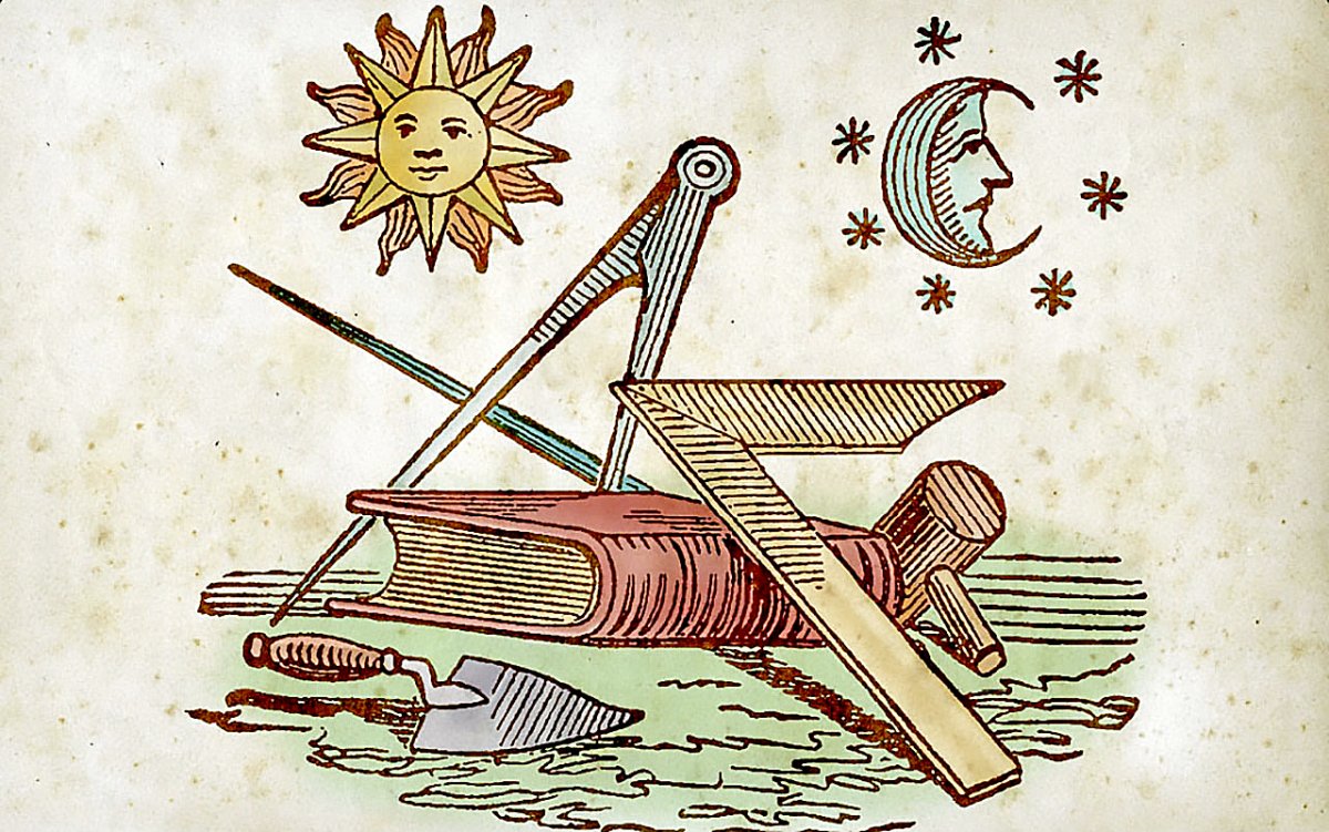 Циркуль и молоток символ