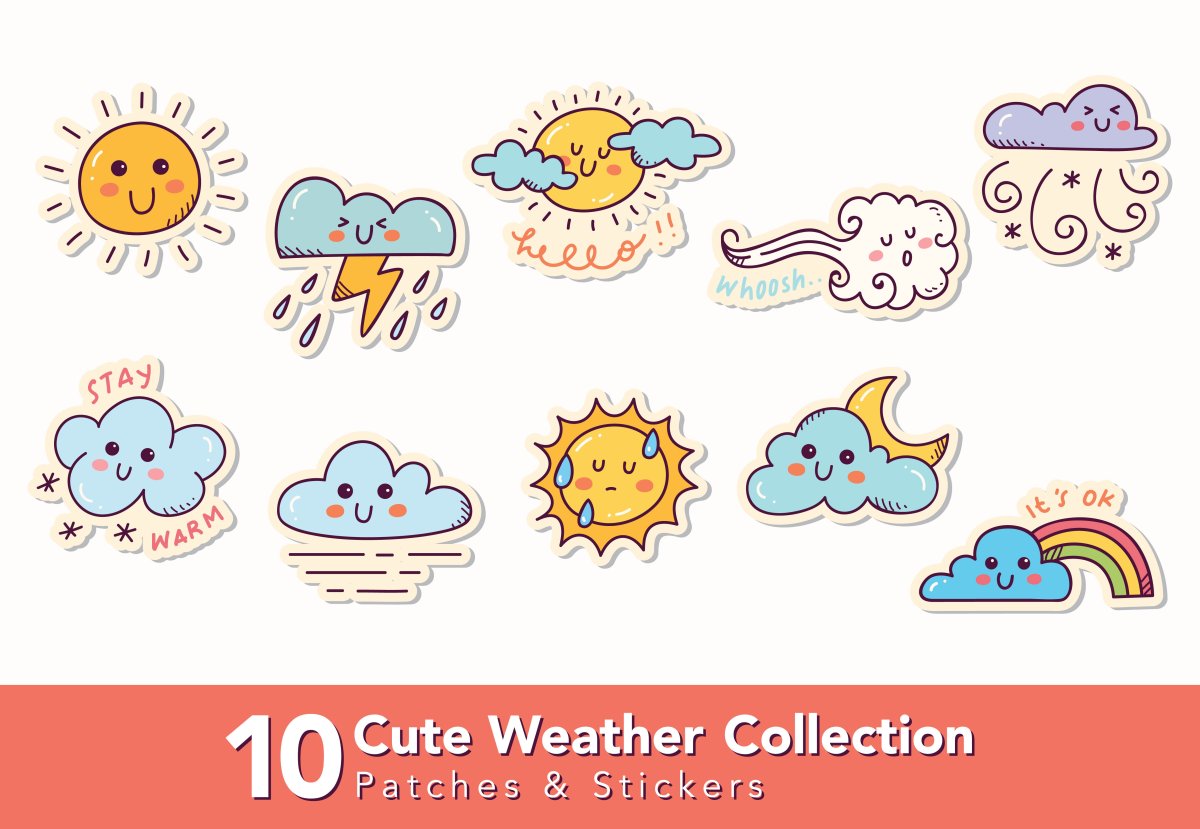 Стикеры погода
